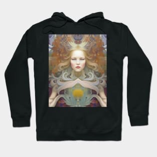 Stunning Norse Pagan Viking Girl a Nordic Goddess Valkyrie Viking Hoodie